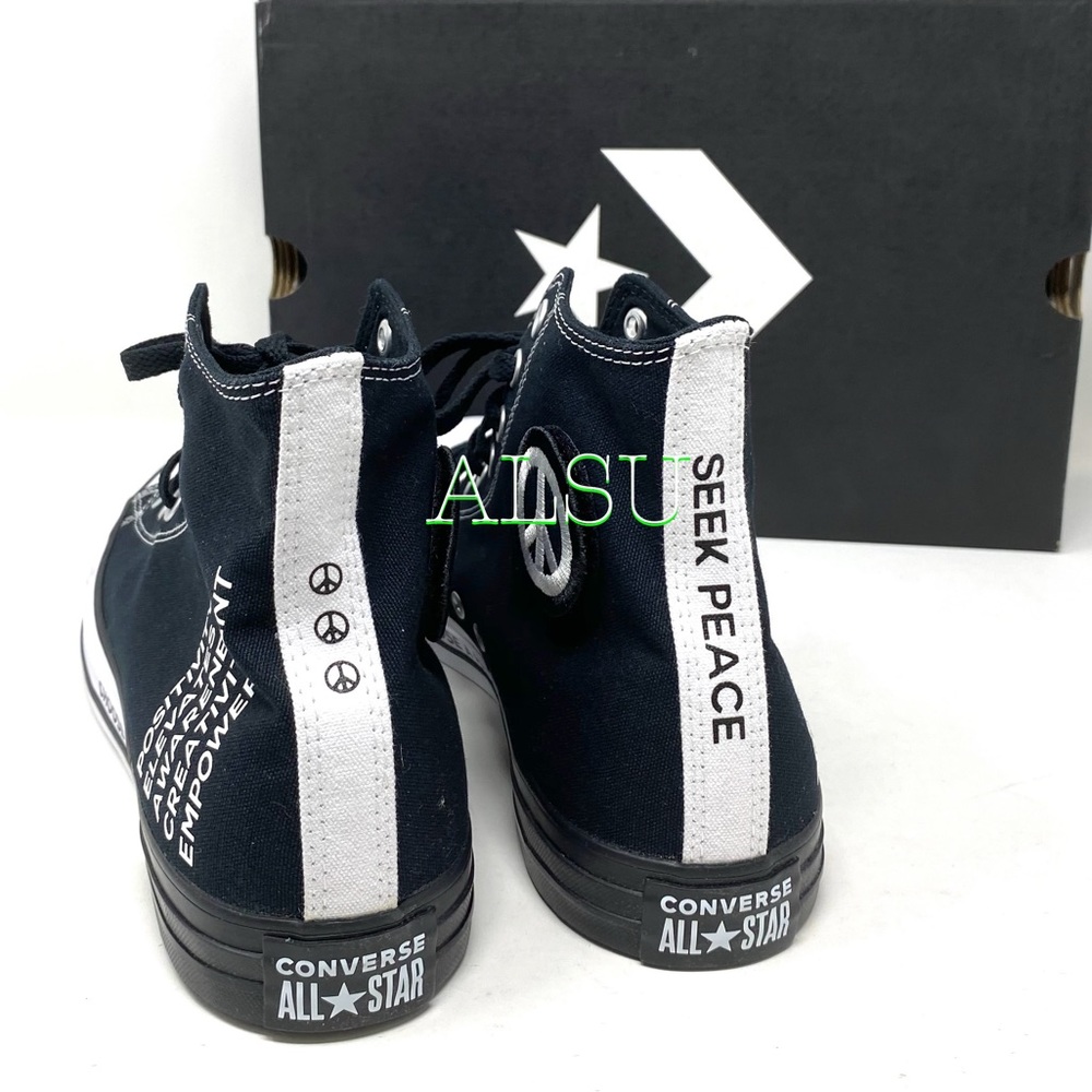 Converse Ctas High Top Canvas Black Men’s Sneakers - Picture 7 of 10